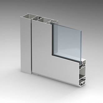 Двери алюминиевые х/с